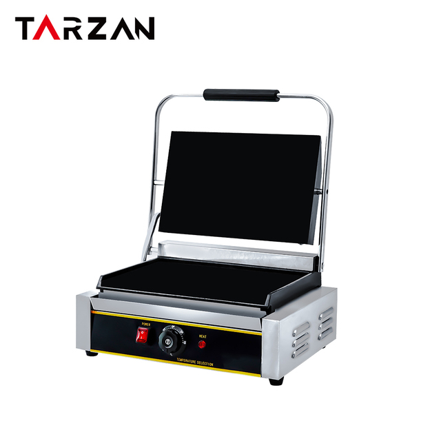 Tarzan Factory High Efficiency Sandwich Maker Grill Commercial Panini Grill Press for Café & Restaurant