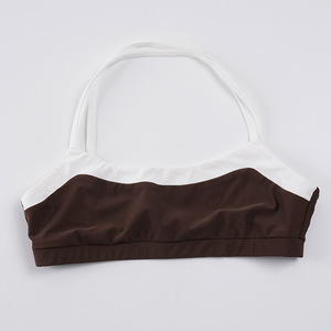 Completo Sportivo Bicolore con Top a Canotta e Pantaloni Lunghi a Vita Bassa ed Elastici, Stile Casual, <span class=keywords><strong>Abbigliamento</strong></span> <span class=keywords><strong>Sexy</strong></span> da <span class=keywords><strong>Donna</strong></span> - Product Image 6