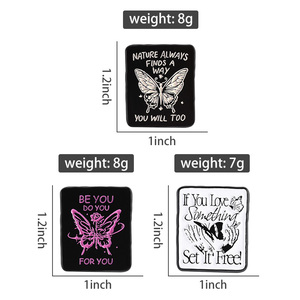 Sia che tu ti faccia per te citazioni ispiratrici spille smaltate se ami qualcosa che lo abbia liberato spille distintivo con risvolto gioielli regali - Product Image 6