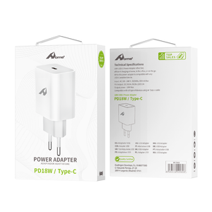 Enjoy-PD 18W Max. 5V/3A 9V/2A 12V/1.5A Type C Adaptateur de charge pour téléphone portable Adaptateur réseau - Product Image 5