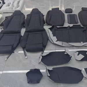 Coprisedili Auto in Pelle Completi di Lusso YLA, Accessori Protettivi per Interni, Vestibilità Universale per BMW <span class=keywords><strong>AUDI</strong></span> - Product Image 1