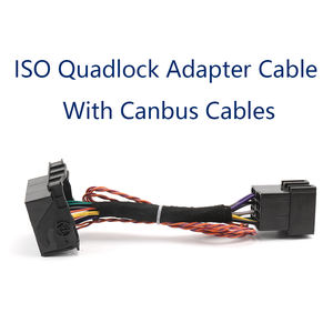 ISO a Quadlock Canbus adaptador Cable arnés actualización RCD330 187B <span class=keywords><strong>RCD510</strong></span> Cable de conversión para Polo Jetta Golf Tiguan CC - Product Image 2