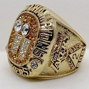 Anillo de Campeonato de los Lakers 2001 2002, Talla 11 para Hombre, Joyería de Aleación, Recuerdo - Product Image 3