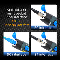 Testeur de câble à fibre optique 5MW, localisateur de défaut visuel, localisateur de défaut laser rouge à fibre optique, traqueur, stylo de test de fibre optique 1-5km