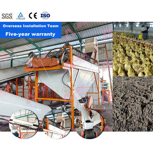 Ngõ gà vịt Phân tái chế thiết bị gia cầm Phân bón hữu cơ dây chuyền sản xuất - Product Image 4