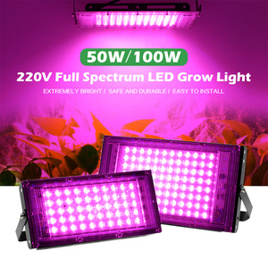 Lampe horticole de croissance LED, 50/100/200/300W, spectre complet, éclairage pour serre/chambre de culture hydroponique, semis et <span class=keywords><strong>plante</strong></span> - Product Image 2