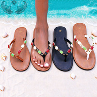 Sandales d'été tendance et populaires pour femmes, à semelle souple, respirantes, à enfiler, prix de gros, stock prêt à expédier