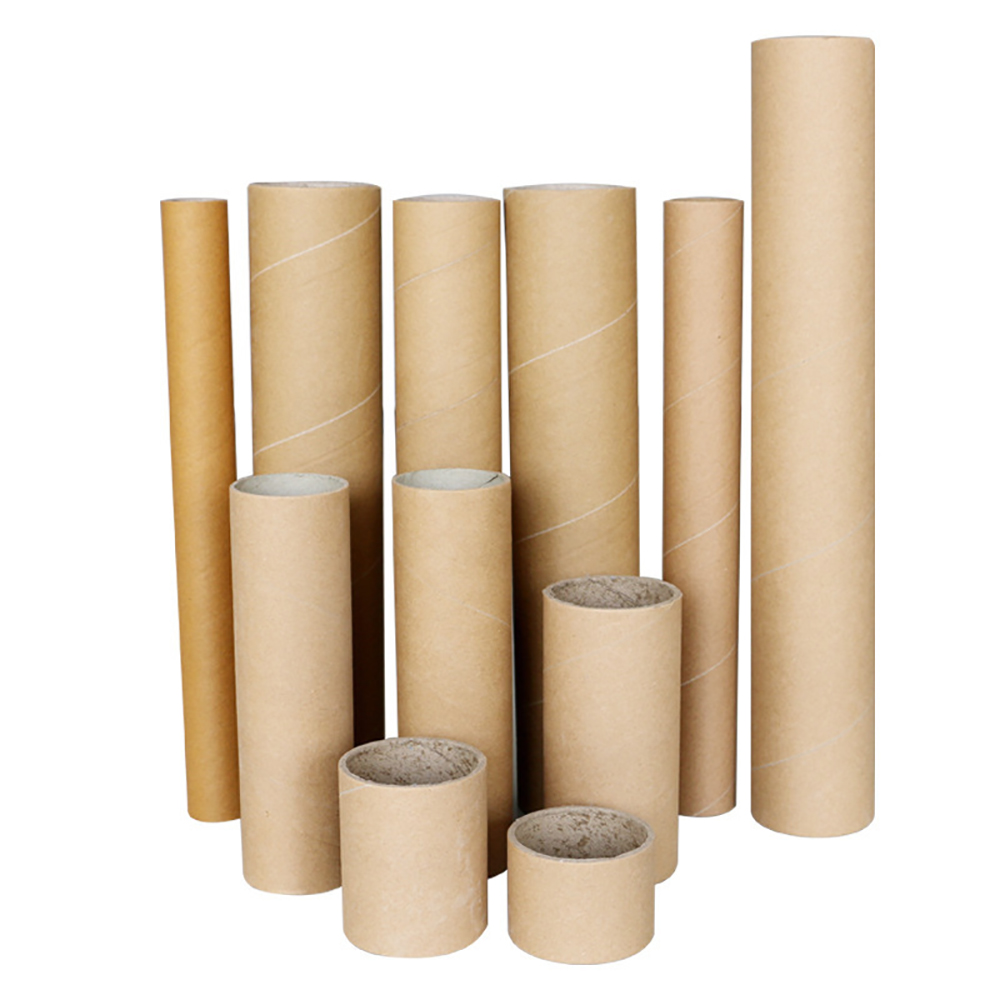 Customized Round Shape Eco-friendly Paper Tube Core Cardboard Paper Tube for Aluminum Foil Small Rolls