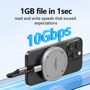 علبة خارجية من الألومنيوم لـ SSD بمنفذ USB 3.1 لـ <span class=keywords><strong>M</strong></span>.2 NVMe 2230/2242 بسرعة نقل 10 جيجابت في الثانية تدعم أجهزة الكمبيوتر والهواتف - Product Image 2