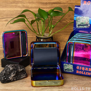 Nouvelle boîte à cigarettes de 70mm Boîte à cigares à affichage de couleurs mélangées de 12 pièces avec coins arrondis Couleurs éblouissantes - Product Image 6