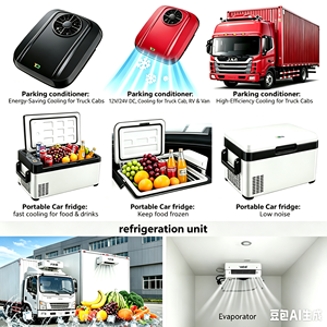 Unité de réfrigération à faible bruit pour fourgonnette de passagers et de marchandises, fonctionnement silencieux, sans déranger le conducteur - Product Image 4