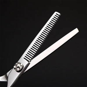 Tijeras de Peluquería Suzhou de 6 Pulgadas, Tijeras de Entresacar Planas de Acero Inoxidable para Diestros, Uso en Salón de Belleza, con Bolsa - Product Image 4