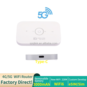 Punto <span class=keywords><strong>de</strong></span> Acceso Wi-Fi Portátil 5G, Mini Router Móvil <span class=keywords><strong>de</strong></span> Bolsillo, WiFi Interior, Sistema WiFi6 Openwrt, Redcap NSA SIM, Módem Económico, Batería <span class=keywords><strong>de</strong></span> 3000mAh - Product Image 5