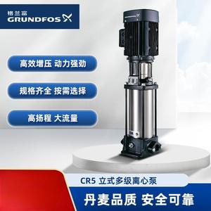 ปั๊มน้ำหลายใบพัดแนวตั้ง Grundfos Cr5 1 แรงม้า มอเตอร์ไฟฟ้าสามเฟส ข้อต่อหน้าแปลน Dn40 สำหรับจ่ายน้ำ ระบบทำความเย็น และระบบทำความร้อน - Product Image 3