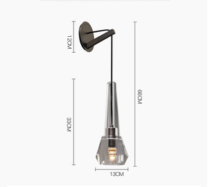 Led sconce khách sạn Ánh sáng lịch thi đấu sang trọng pha Lê Tường chiếu sáng lối đi Đèn tường - Product Image 4