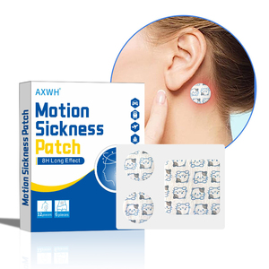 Пластыри от укачивания AXWH: гипоаллергенные, на травах, с 2-летним сроком хранения, для использования в круизах, самолетах, поездах, автобусах - Product Image 1