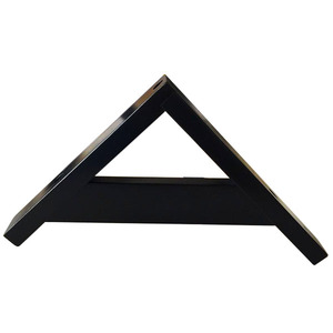 DIY廉价质朴白色黑色烤漆木墙浮动货架可调支架 - Product Image 3