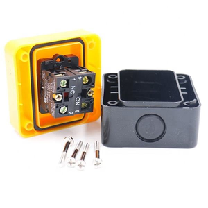 Impermeable 1NO 1NC IP66 12345 agujeros a prueba de explosiones parada de emergencia botón <span class=keywords><strong>interruptor</strong></span> caja ESTACIÓN DE Control <span class=keywords><strong>con</strong></span> <span class=keywords><strong>luz</strong></span> Led Singal - Product Image 3