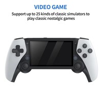 Console de jeu portable M25, écran IPS 4,3 pouces 800x480, processeur quadricœur, Wi-Fi, batterie 3500 mAh, système EmuELEC, 64 Go, 26 jeux