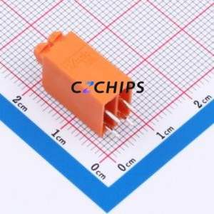 735-122 Spring Terminal Block Through hole Component (THT),P=3.81mm Connector 3.81mm Orange 2P 2 - Product Image 2