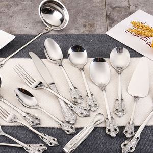 304 72 pièces <span class=keywords><strong>couverts</strong></span> 72 pièces cuillère fourchette et couteau pièce en acier inoxydable or ruban vaisselle ensemble <span class=keywords><strong>12</strong></span> <span class=keywords><strong>personnes</strong></span> Service avec boîte-cadeau - Product Image 2