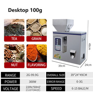 Machine de remplissage de distributeur d'arachide 110V/220V pour les particules en plastique de céréales de chips de pomme de terre-pour l'emballage de sac de papier de poche de sachet - Product Image 3