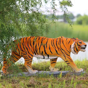 Grands moules en silicone pour statues d'animaux lion, pour sculptures de jardin, figures en béton, injection de fibre de verre, moulage de tigre, animal - Product Image 3