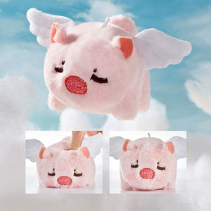 Promotionele Speelgoed Nieuw Ontwerp Spot Hot Style Schattig Vliegend Varken Pluche Hangertje Tas Sleutelhanger Op Maat Kawaii Pluche Knuffeldier Speelgoed - Product Image 5