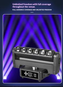 Luz Móvil de Cabeza LED de Doble Cara, 6x40W, para Iluminación de Escenarios, Proyectos de Ingeniería y Grandes Espacios - Product Image 3