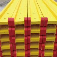 Viga de Madera H20 Pintada de Amarillo para Encofrado de Hormigón, Precio de Fábrica