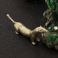 Décoration en laiton, adorable petit animal loutre, décoration de service à thé, décoration de table pour animaux de compagnie, artisanat pour animaux de compagnie, cadeaux