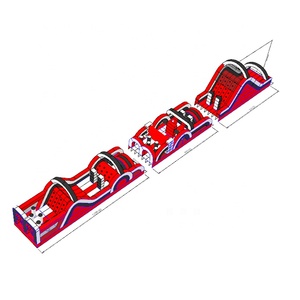 Circuito de Obstáculos Inflable Comercial de 30 Metros con Tobogán y Pistolas <span class=keywords><strong>Nerf</strong></span> para Eventos a Gran Escala - Product Image 6