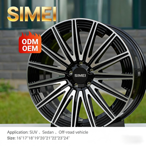 Rines de Aleación Forjados de Lujo Personalizados SIMEI para <span class=keywords><strong>Rolls</strong></span> <span class=keywords><strong>Royce</strong></span>, Acabado Mecanizado, 5x130, 5x120, 5x114.3, 15, 20, 21, 22, 24, 26 Pulgadas - Product Image 1