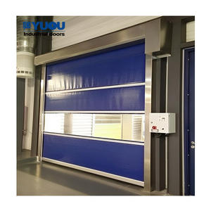 Porte rapide en PVC, cadre en acier galvanisé de qualité, opérateurs automatiques pour usine alimentaire, sécurité, portes à volets rapides - Product Image 5