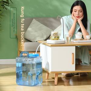 Seau de stockage d'eau de 10 L en PC de qualité alimentaire, durable, écologique, imperméable, avec robinet, bouteille d'eau pure pour le <span class=keywords><strong>camping</strong></span> - Product Image 4