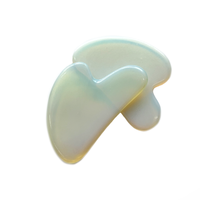 Masseur facial de marque privée outil de Massage du visage Anti-âge pierre corps opale Gua Sha opalite Guasha pour le Drainage lymphatique