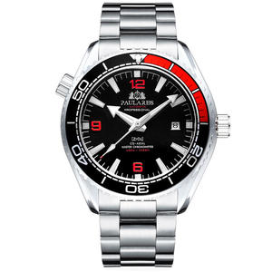 Montre de sport squelette automatique mécanique de luxe en acier inoxydable avec aiguilles lumineuses, étanche et réserve de marche - Product Image 6