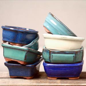 Grande jardinière <span class=keywords><strong>en</strong></span> <span class=keywords><strong>terre</strong></span> <span class=keywords><strong>cuite</strong></span> émaillée, vase rétro chinois, mini kit de plantes rondes <span class=keywords><strong>en</strong></span> <span class=keywords><strong>terre</strong></span> <span class=keywords><strong>cuite</strong></span> <span class=keywords><strong>avec</strong></span> argile, décoration d'intérieur - Product Image 2