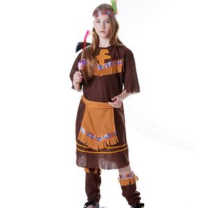 Disfraz de Halloween para Adultos y Niños, <span class=keywords><strong>Disfraces</strong></span> de Salvaje, Leopardo, Flintstone, Cazador Tribal Africano, Indio, <span class=keywords><strong>Disfraces</strong></span> de Carnaval de Halloween - Product Image 4