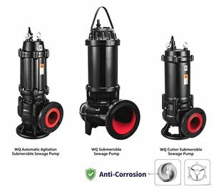 Pompe submersible pour eaux usées 3HP anti-colmatage avec turbine en acier inoxydable IP68 WQ haute capacité 500L/min qualité industrielle - Product Image 1