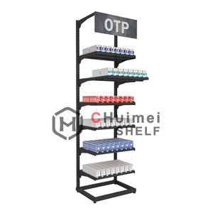 Estante de exhibición de cigarrillos de <span class=keywords><strong>Metal</strong></span> de hierro de Servicio Ligero con soporte de empujadores para el uso de la tienda de exhibición de la tienda de tabaco promueve las ventas de tabaco - Product Image 3