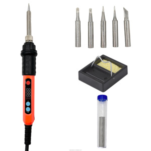2024 nuevo soldador eléctrico <span class=keywords><strong>con</strong></span> temperatura ajustable 110V220V pantalla digital juego de soldador Kit de <span class=keywords><strong>soldadura</strong></span> soldador de <span class=keywords><strong>estaño</strong></span> - Product Image 2