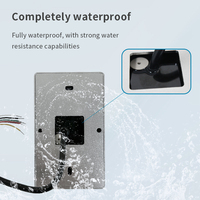 Lector de Proximidad RFID NFC con Protocolo OSDP RS485, Lector de Tarjetas Inteligentes sin Contacto IC de 13.56MHz, Resistente al Agua IP68
