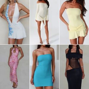 Vente directe d'usine de robes d'été pour femmes, robes décontractées sexy, robes maxi tendance pour femmes, expédition mixte - Product Image 1