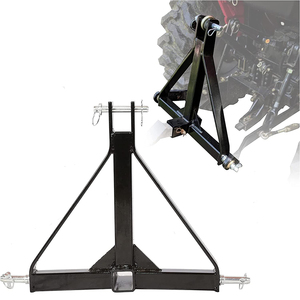 Adaptador de Barra de <span class=keywords><strong>Remolque</strong></span> de 3 Puntos y 2 Receptores, Categoría 1, <span class=keywords><strong>para</strong></span> <span class=keywords><strong>Tractor</strong></span> Kubota, BX, LM25H, WLM, NorTrac - Product Image 1