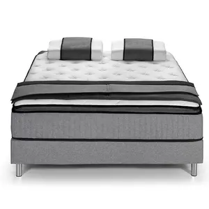 Twin size 5 zone Hottest Pocket Spring Coil Mattress box spring mattress for retailer natural latex mattress dream sleep
