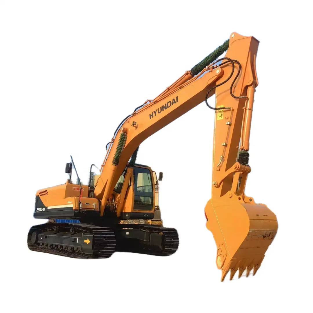 Good Condition HYUNDAI R220LC-9S Used Excavator 22ton Large Crawler Municipal construction Excavators R 220 210 For Sale