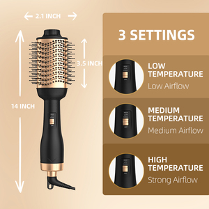 3-en-1 <span class=keywords><strong>Brosse</strong></span> à <span class=keywords><strong>cheveux</strong></span> électrique <span class=keywords><strong>pour</strong></span> sèche-<span class=keywords><strong>cheveux</strong></span> en une étape Peigne à air chaud portable <span class=keywords><strong>pour</strong></span> salon de coiffure Sèche-<span class=keywords><strong>cheveux</strong></span> - Product Image 5