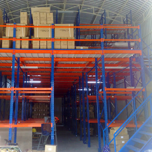 Piattaforma <span class=keywords><strong>officina</strong></span> in acciaio magazzino soppalco piano ripiano con lunga campata <span class=keywords><strong>scaffali</strong></span> Rack - Product Image 5