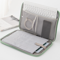 Porte-ordinateur portable de grande capacité Housses pour ordinateur portable faites à la main Housses de style Ins Housse pour ordinateur portable Sac pour ordinateur portable